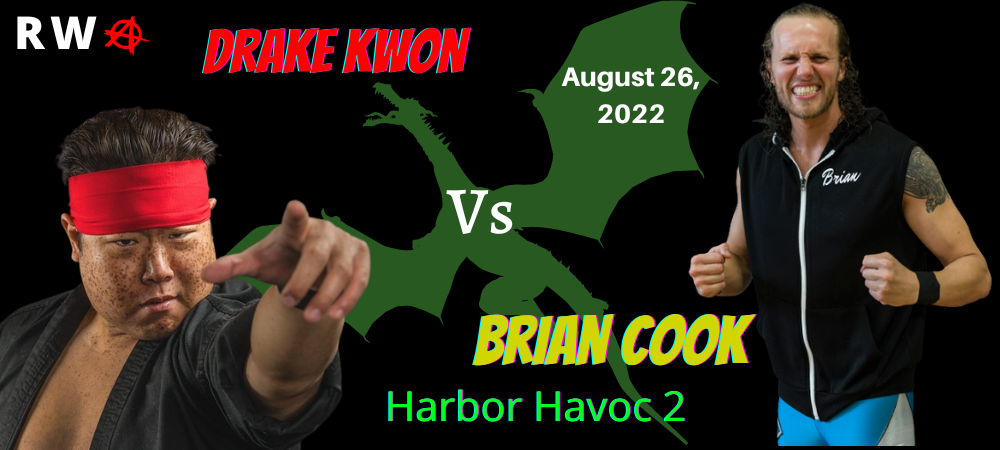 Drake Kwon Vs Brian Cook | Rogue Wrestling Attractions - Harbor Havoc 2