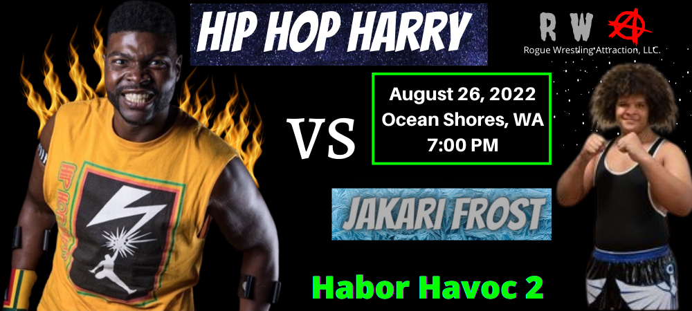 Hip Hop Harry Vs Jakari Frost | RWA - Harbor Havoc 2 | Rogue Wrestling Attractions