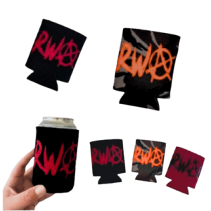 Rogue Wrestling Attractions Coozies Merchandise RWA